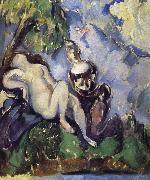 Paul Cezanne Bath woman who Germany oil painting artist